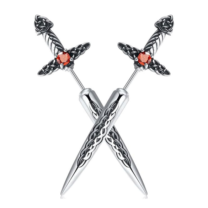 Gothic Sword-Shaped Earrings Bowlift