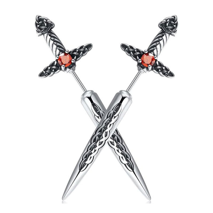 Gothic Sword-Shaped Earrings Bowlift