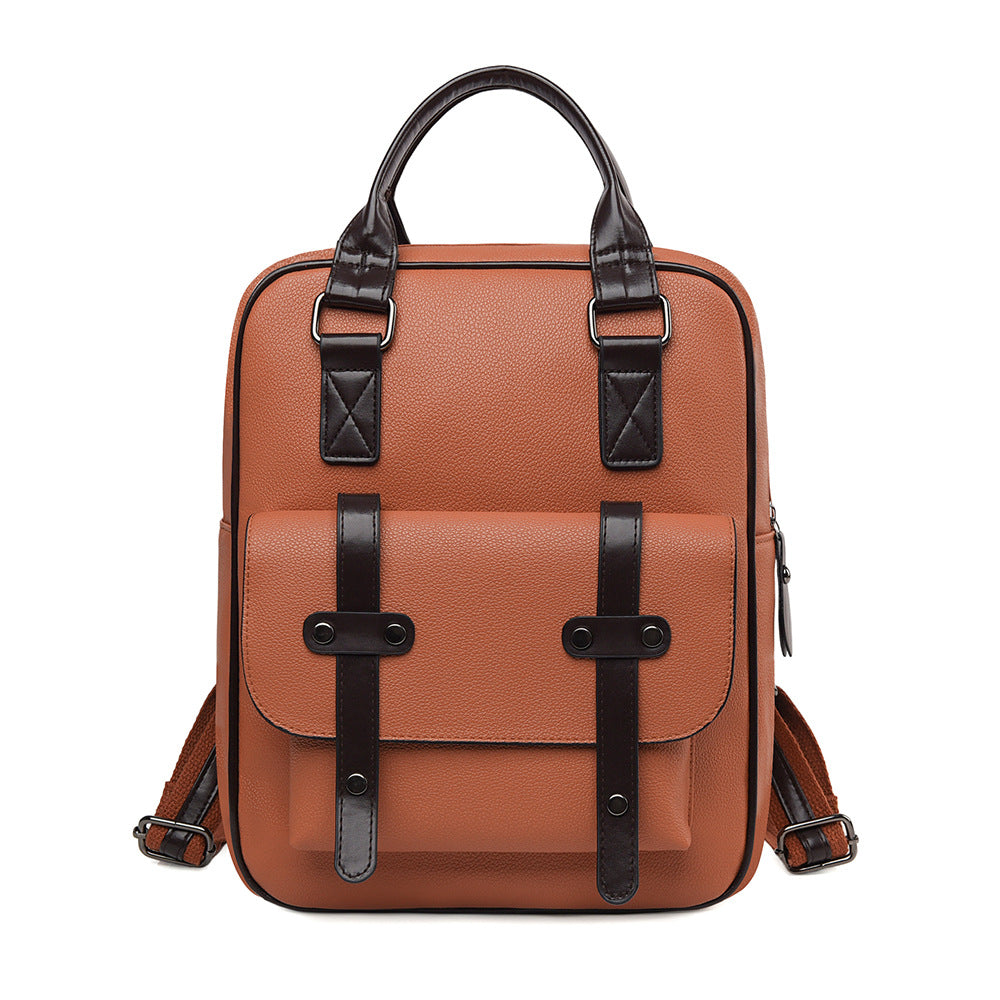 Structured Leather Backpack Bowlift
