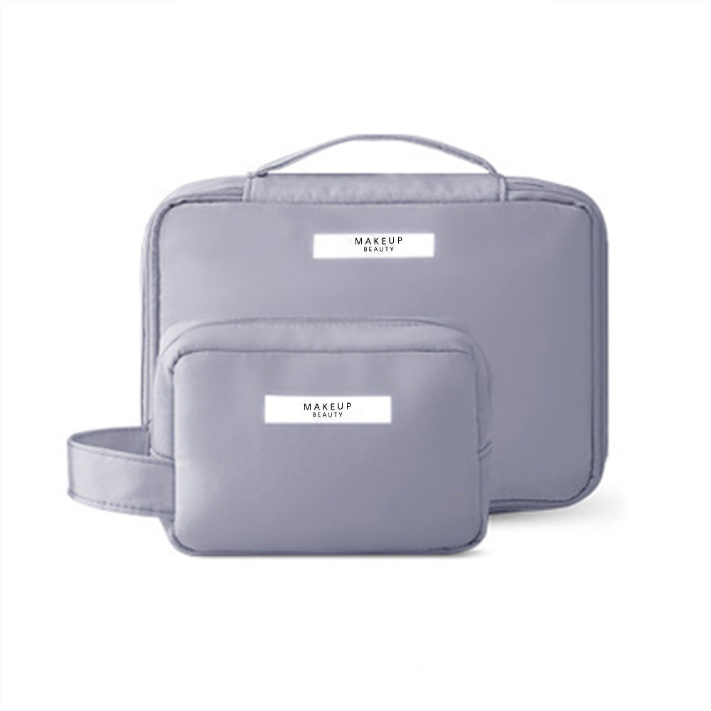 Dual Compartment Travel Makeup Organizer Bowlift