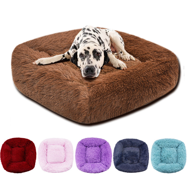 Microfiber Plush Dog Bed
