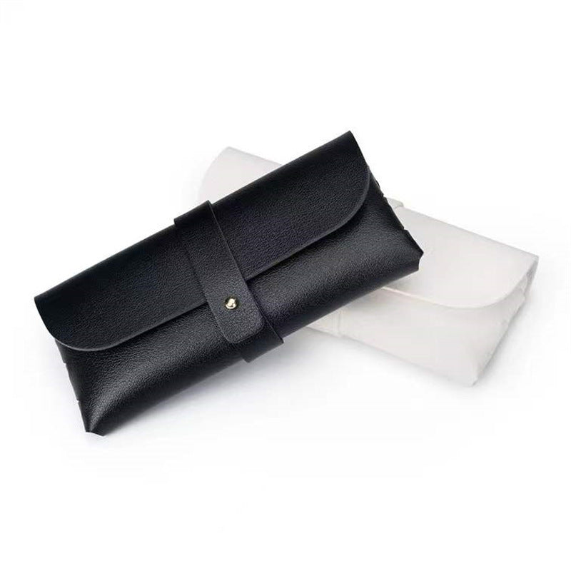 Roll-Up Leather Eyewear Organizer Case Bowlift