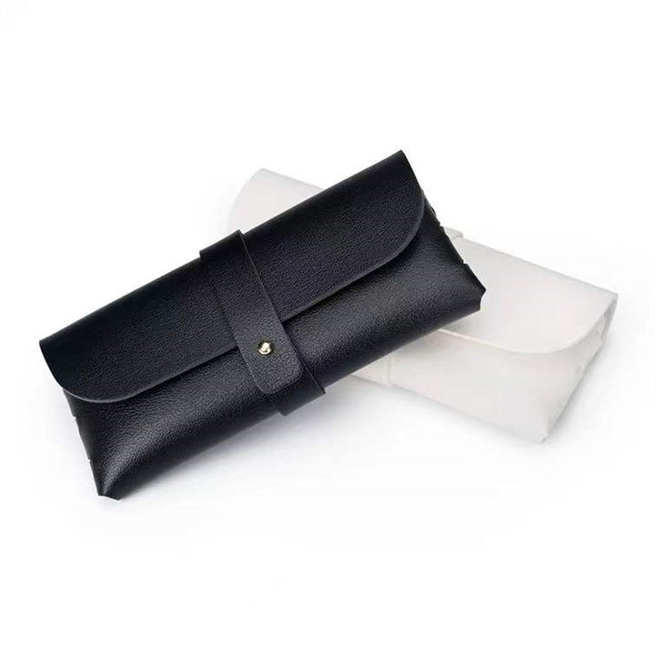 Roll-Up Leather Eyewear Organizer Case Bowlift