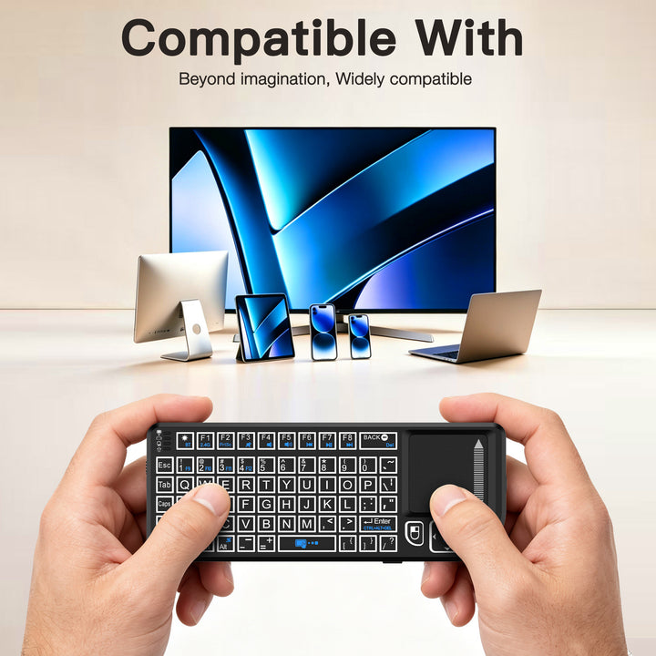 Portable Touchpad Mini Keyboard Bowlift