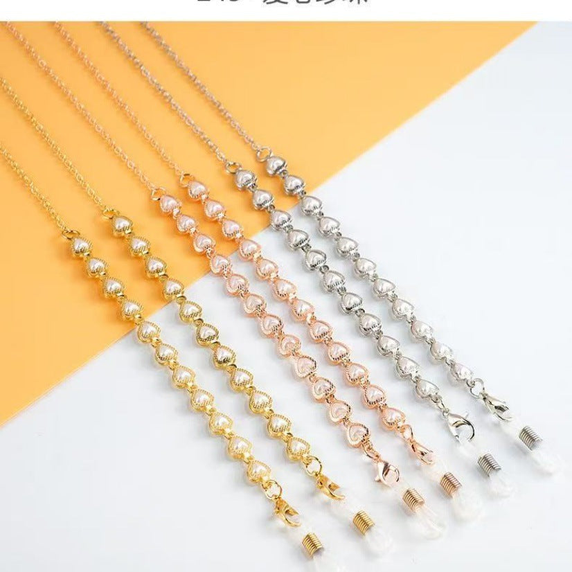 Elegant Beaded Eyewear Chain Bowlift