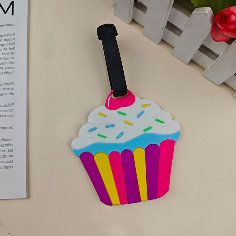 Unisex Luggage Tag in Cupcake Design Bowlift