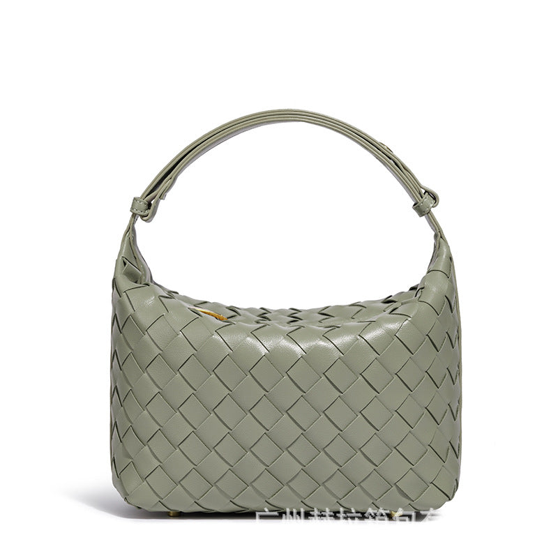 Handmade Woven Leather Mini Bag Bowlift