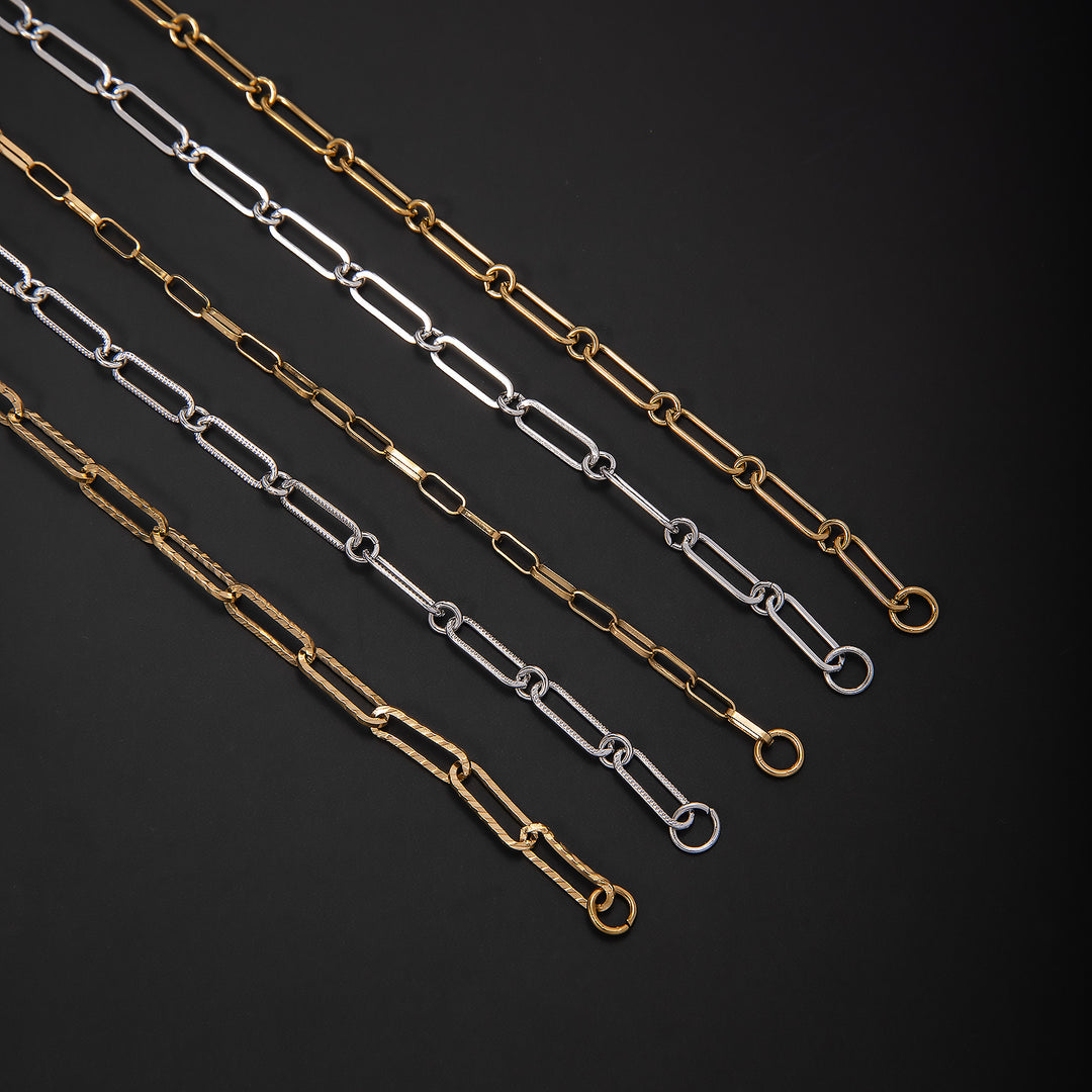 Elegant Open Link Chain Necklace Bowlift