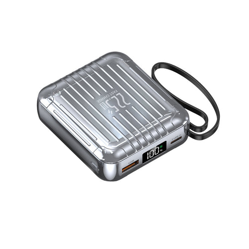 Portable power bank with innovative fast charging function and ergonomic design Bowlift