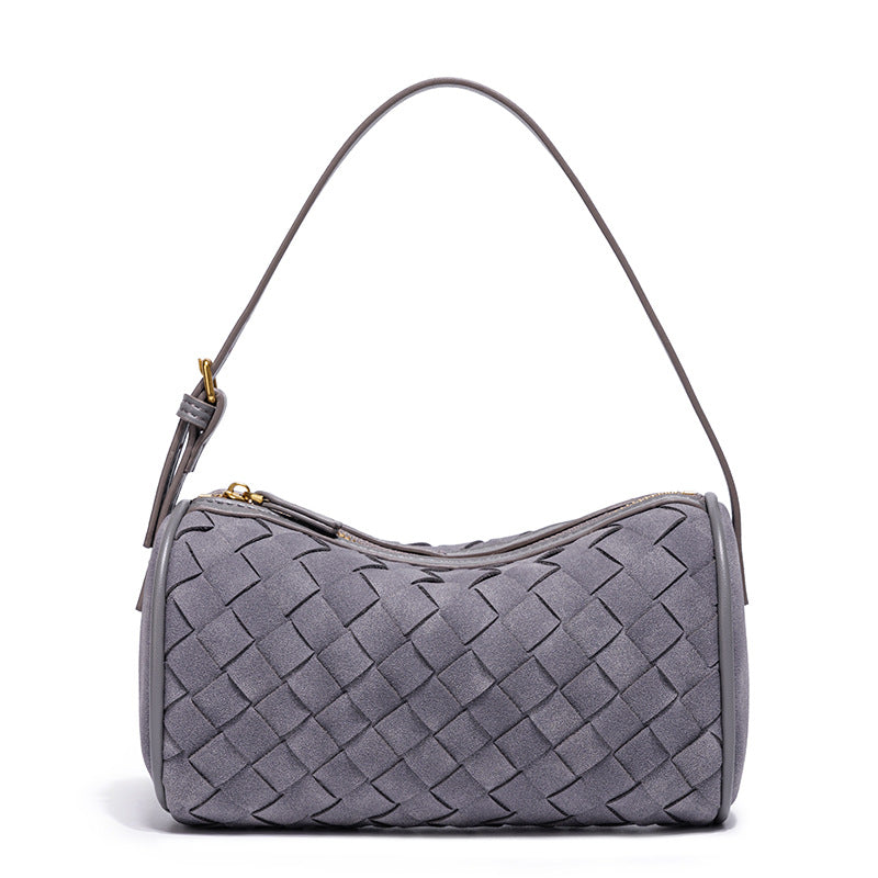 Braided Suede Handbag Bowlift