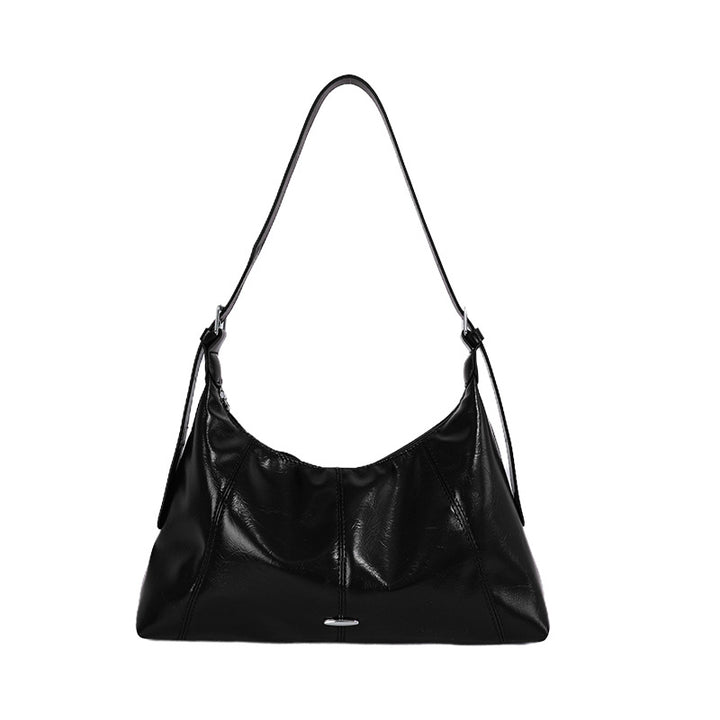 Luxurious Soft Leather Shoulder Bag Bowlift