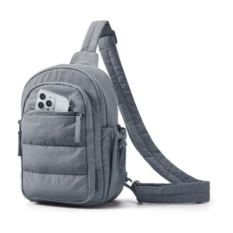 Practical shoulder bag with additional compartment Bowlift