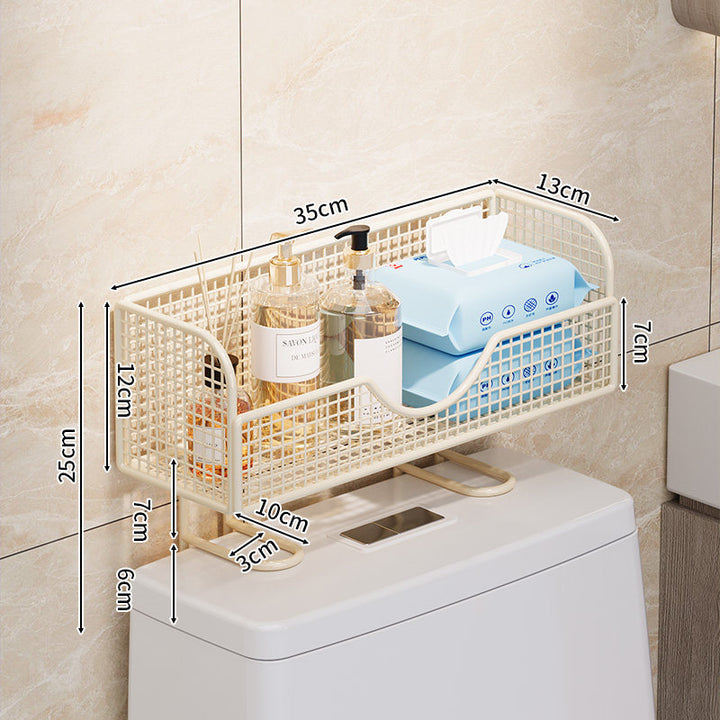 Over-Toilet Storage Organizer Rack Bowlift