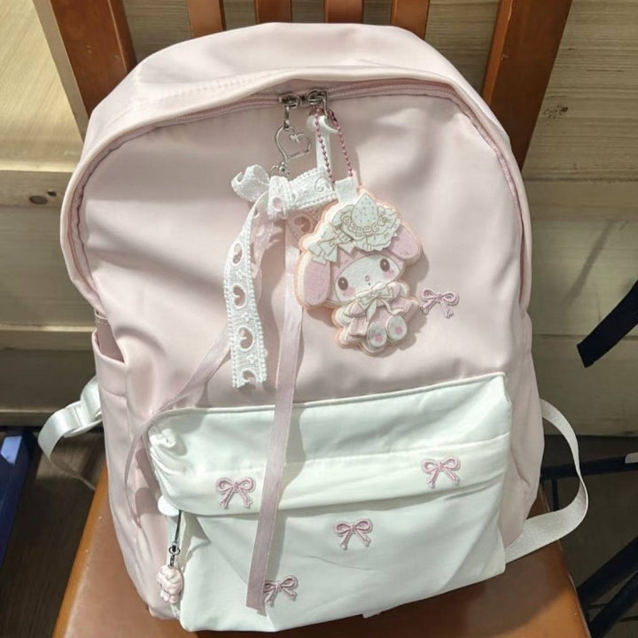 Whimsical Plush Character Backpack Bowlift