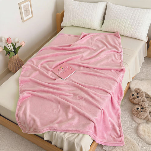 Ladies Cozy Microfiber Throw Blanket Bowlift