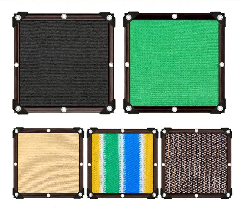 heavy-duty woven UV-resistant shade cloth tarp with reinforced grommets and reinforced hem for garden pergola canopy Bowlift