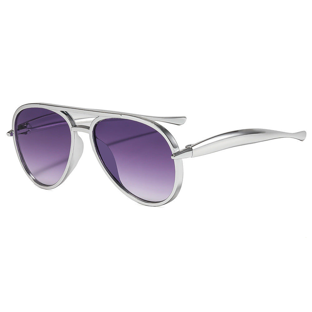 Men's Premium Metal Frame Aviator Sunglasses Bowlift