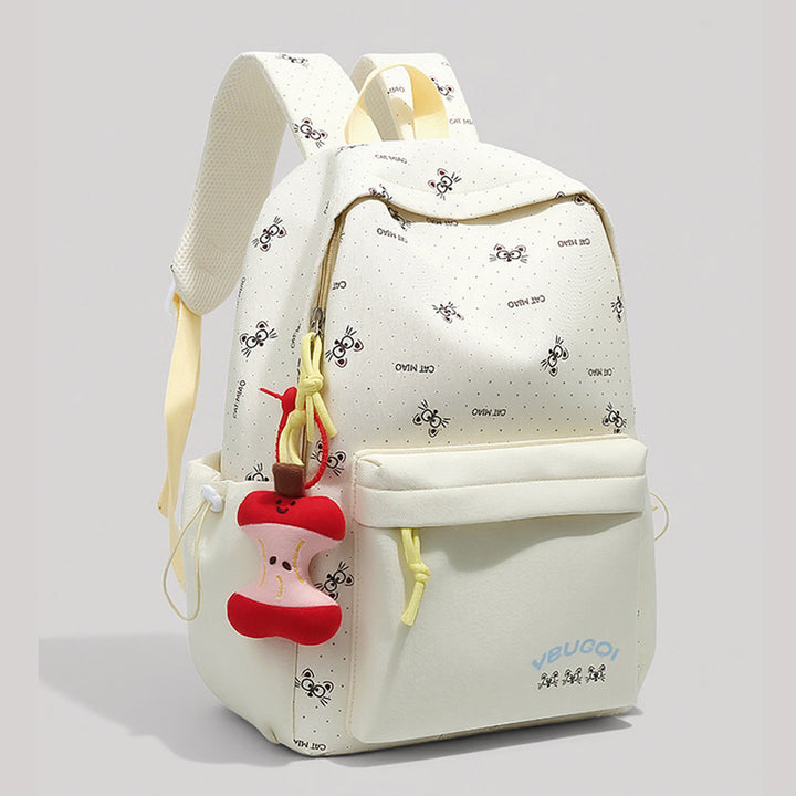 Playful Cat-Themed Backpack Bowlift