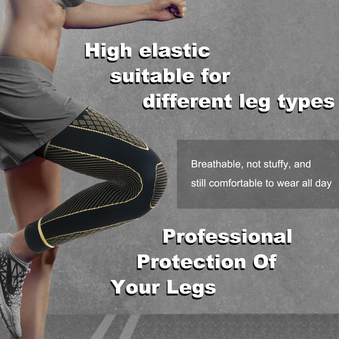 Copper Compression Knee Support Bowlift