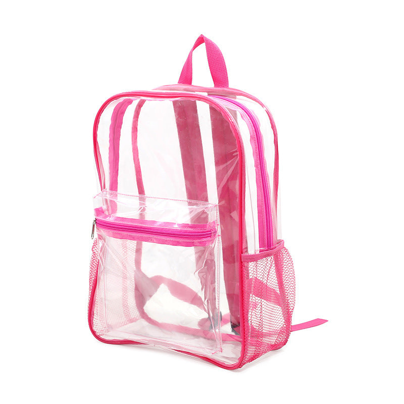 Transparent backpack with practical organizer Bowlift