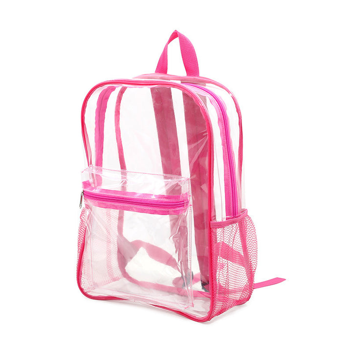 Transparent backpack with practical organizer Bowlift