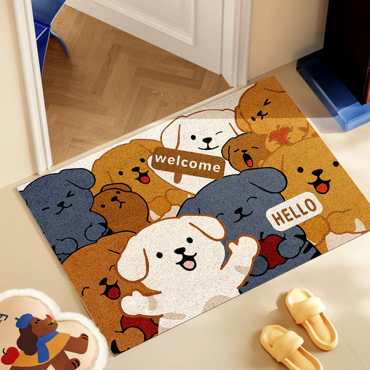 Cute Cartoon Welcome Mat