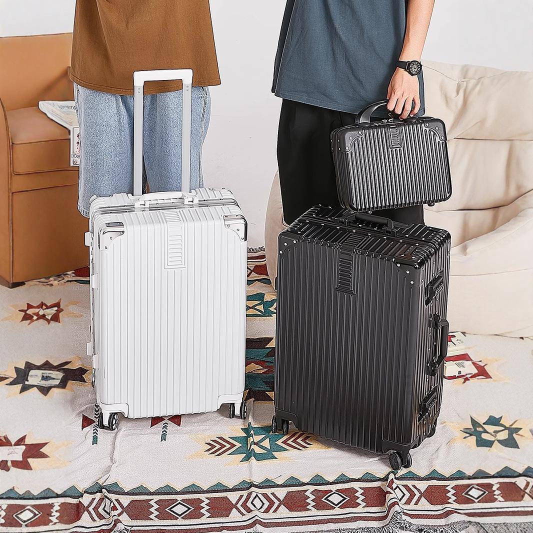 Unisex Ultra-Durable Textured Hardshell Carry-On Suitcase Bowlift