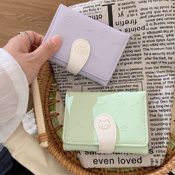 Cute Cat-Themed Coin Wallet