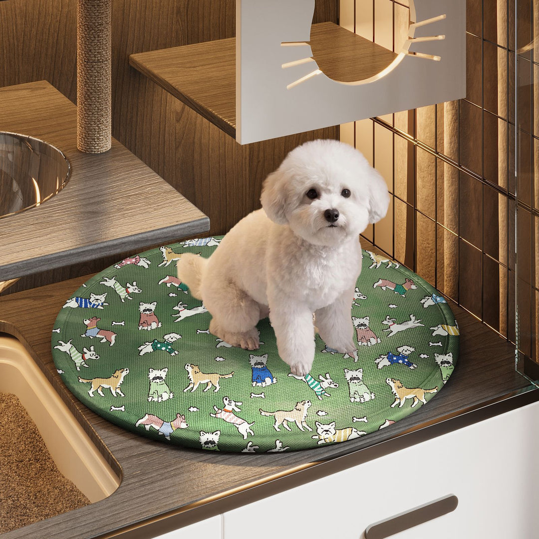 Decorative Pet Comfort Mat Bowlift