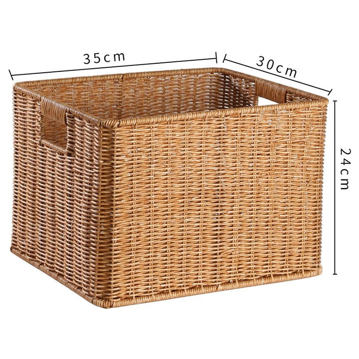 Rectangular Woven Storage Basket Bowlift