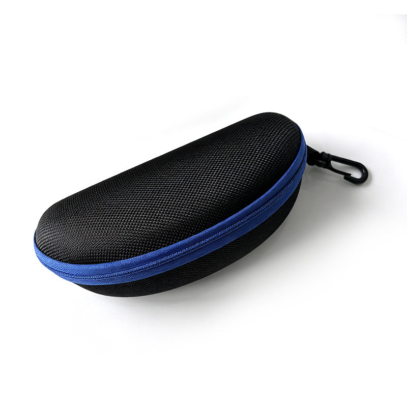 Hardshell Zippered Sunglasses Case with Carabiner Protective EVA Shell Bowlift