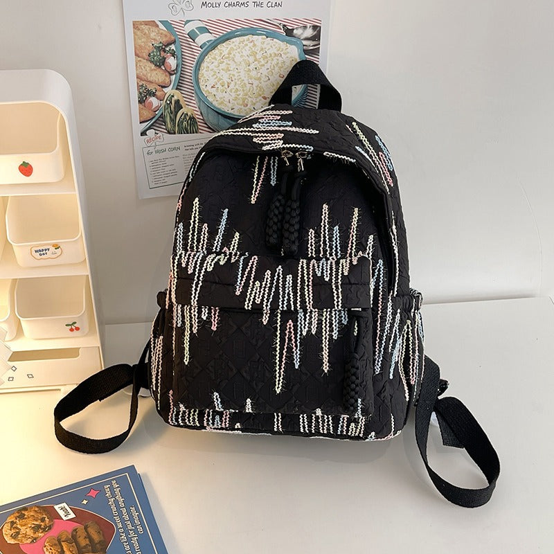 Backpack with Sparkling Details Bowlift