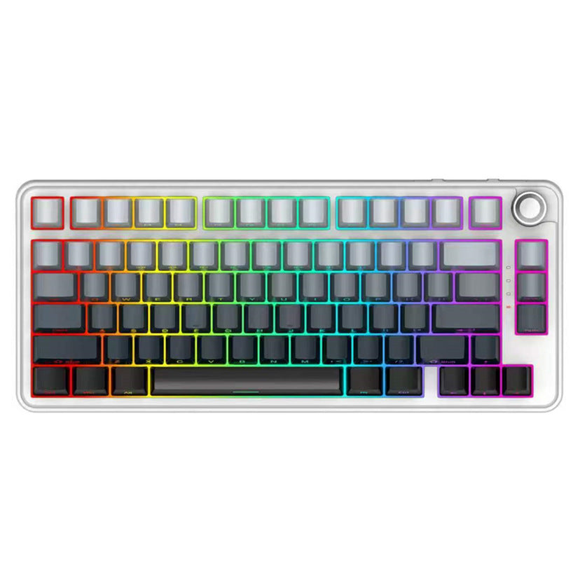 Ergonomic Gaming Keyboard with Rgb Backlighting Bowlift