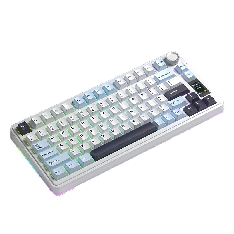 Wireless Mechanical Keyboard with Customizable RGB Backlighting Bowlift