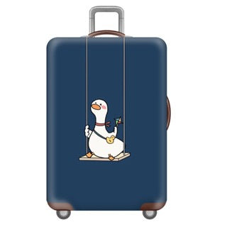 Unisex hard shell trolley with cute duck design, lightweight cabin-friendly luggage with telescopic handle and interior organization Bowlift