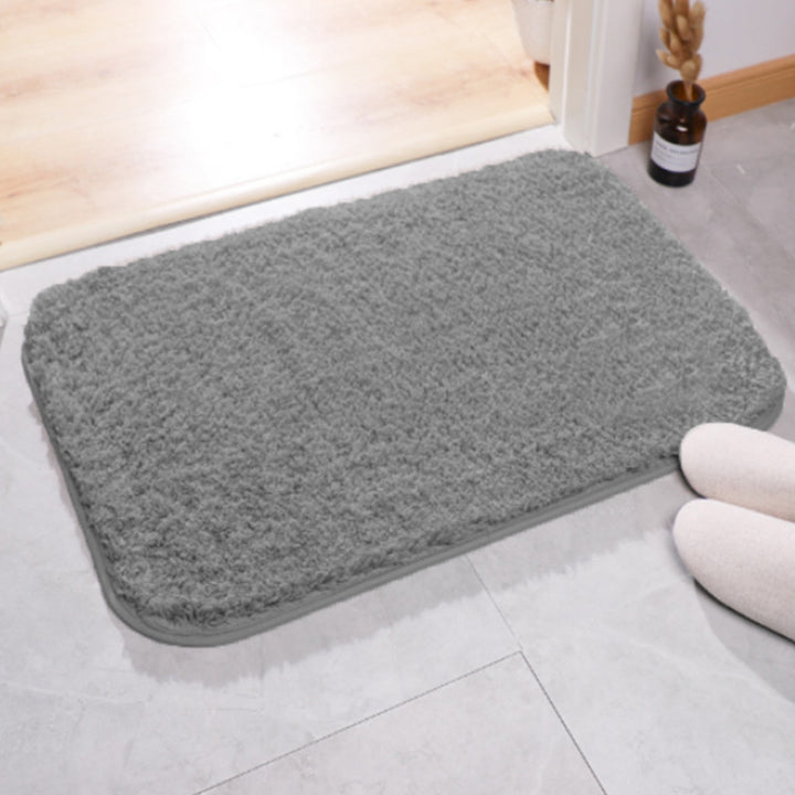 Plush Microfiber Bath Mat Bowlift