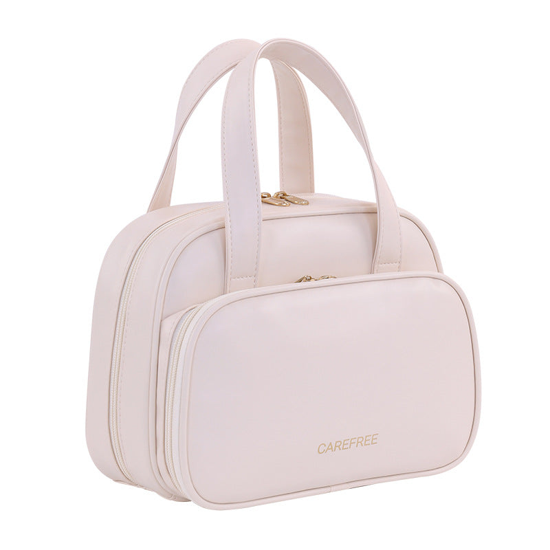 Cosmetic Organizer Bag with Thoughtful Compartment Design Bowlift