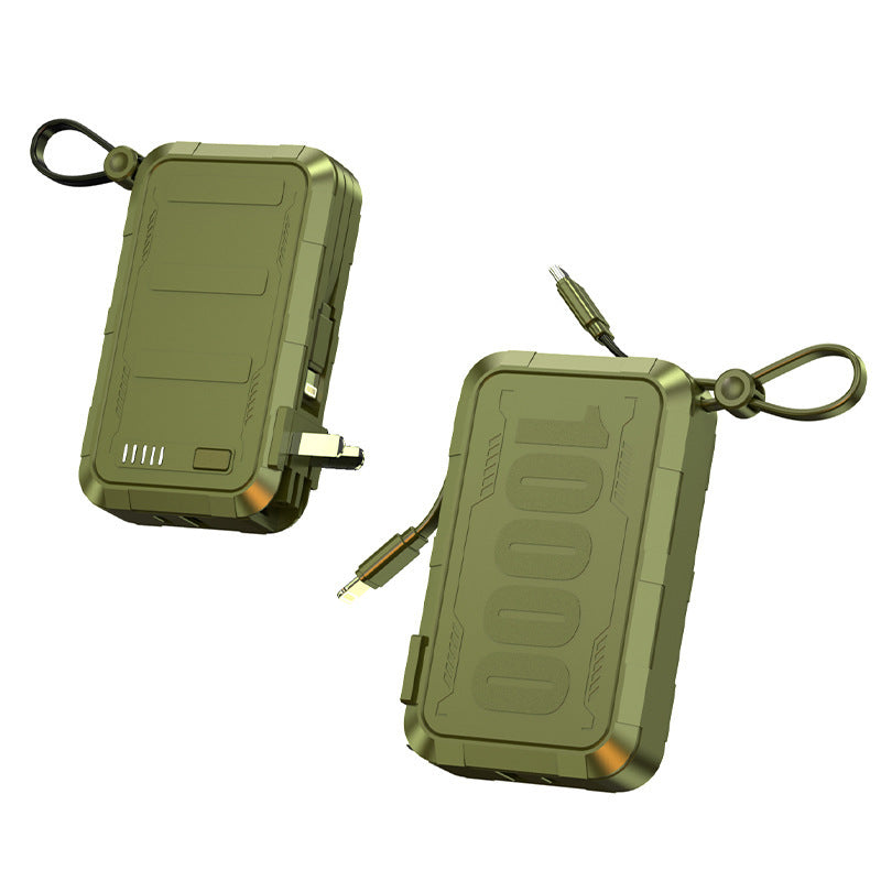 Robust Outdoor Power Bank with Integrated Solar Charging Technology Bowlift