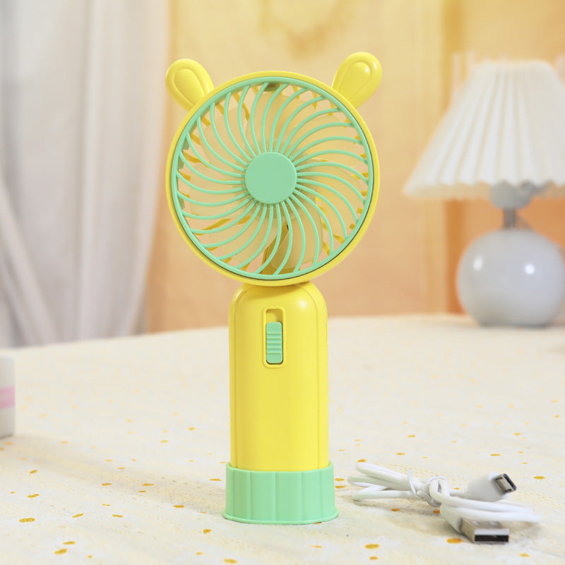 Portable Hand Fan in Playful Animal Design Bowlift