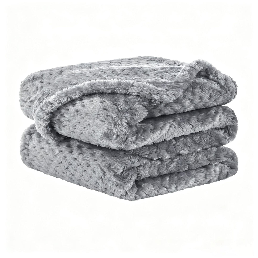 Ultra-Soft Plush Throw Blanket Bowlift