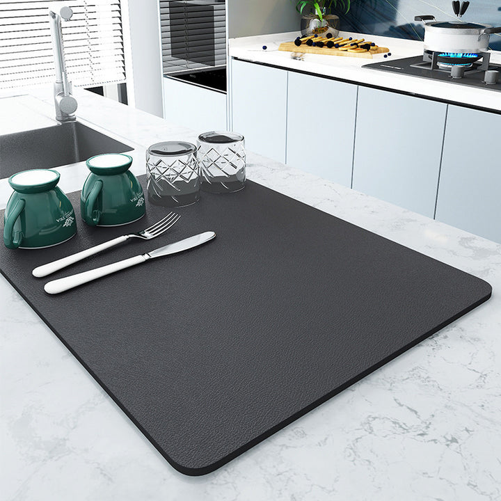 Leather Textured Dining Table Mat