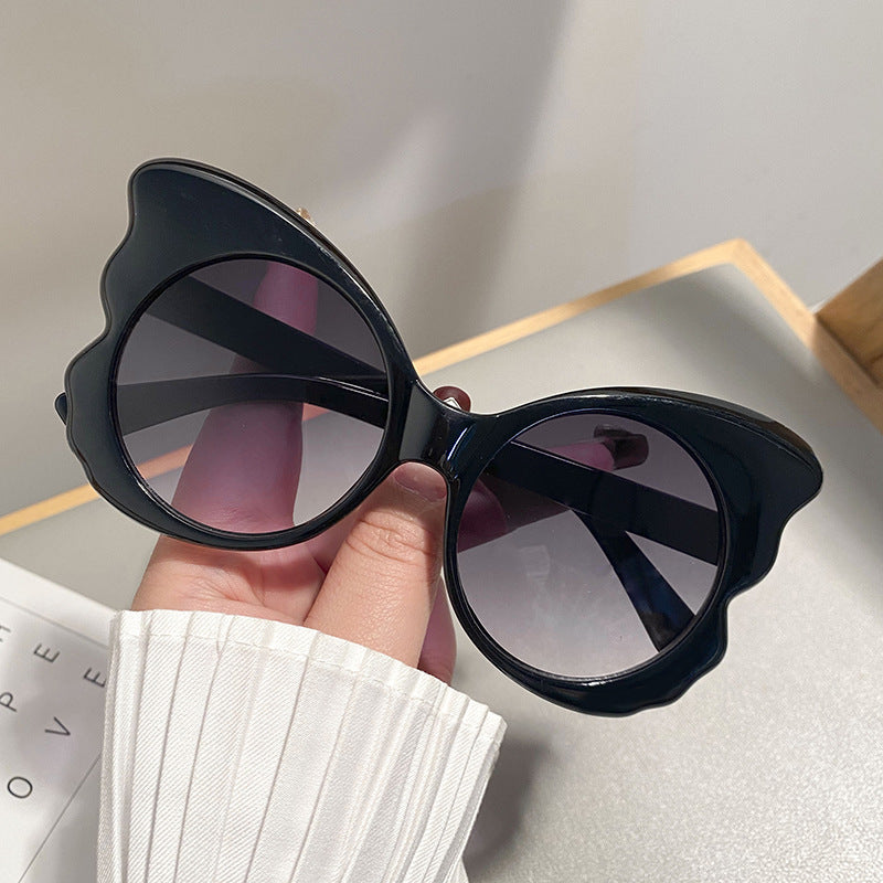 Women's Cat-Eye Sunglasses with Unique Frame Design and UV Protection Bowlift