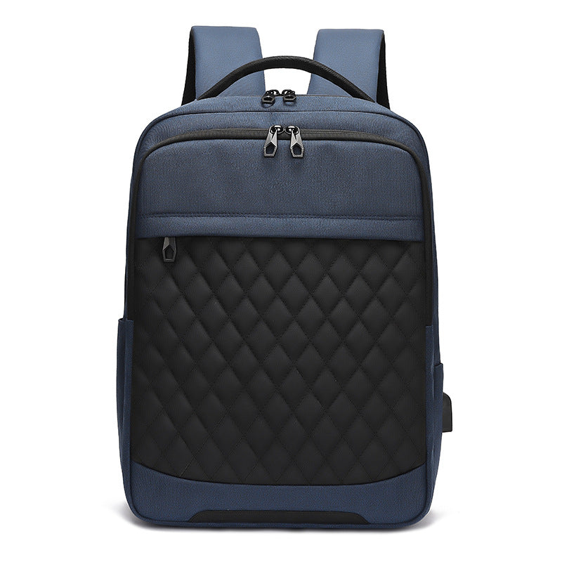 Stylish Quilted Laptop Backpack Bowlift