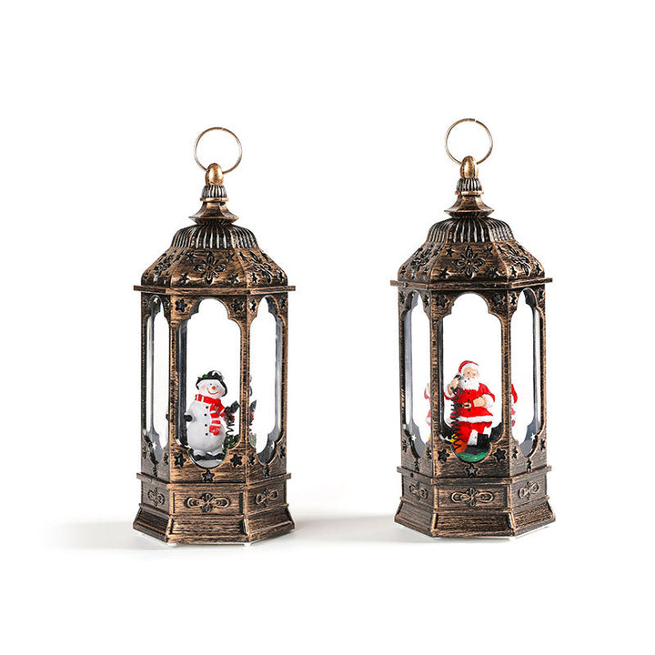 LED Illuminated Christmas Lantern Decoration Bowlift