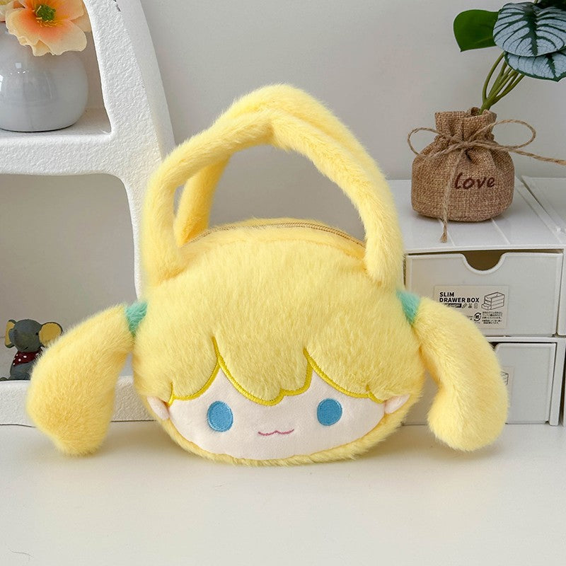 Playful plush handbag with ears and character design Bowlift