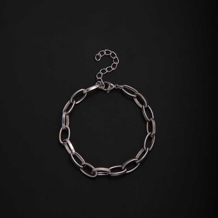 Textured Chain Link Bracelet Bowlift