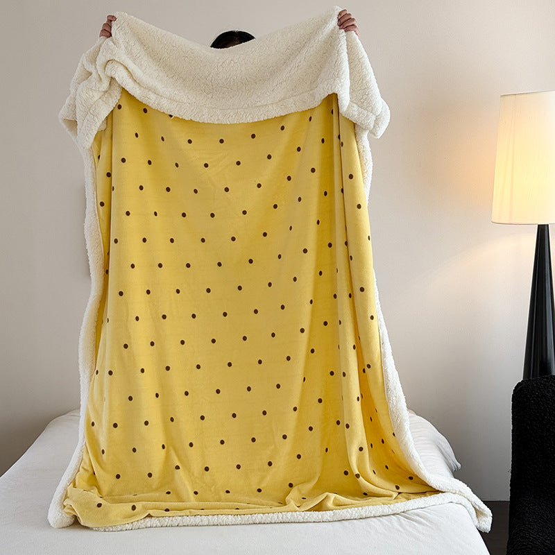 Women's Cozy Sherpa-Lined Blanket