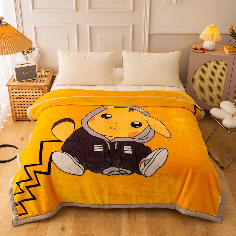 Cozy Cartoon Themed Blanket Bowlift