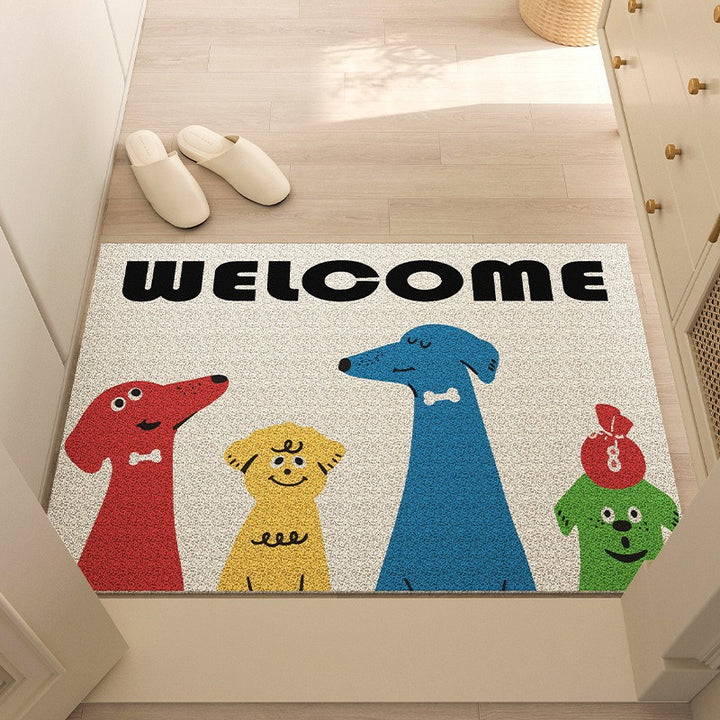 Artistic Welcome Floor Mat Bowlift