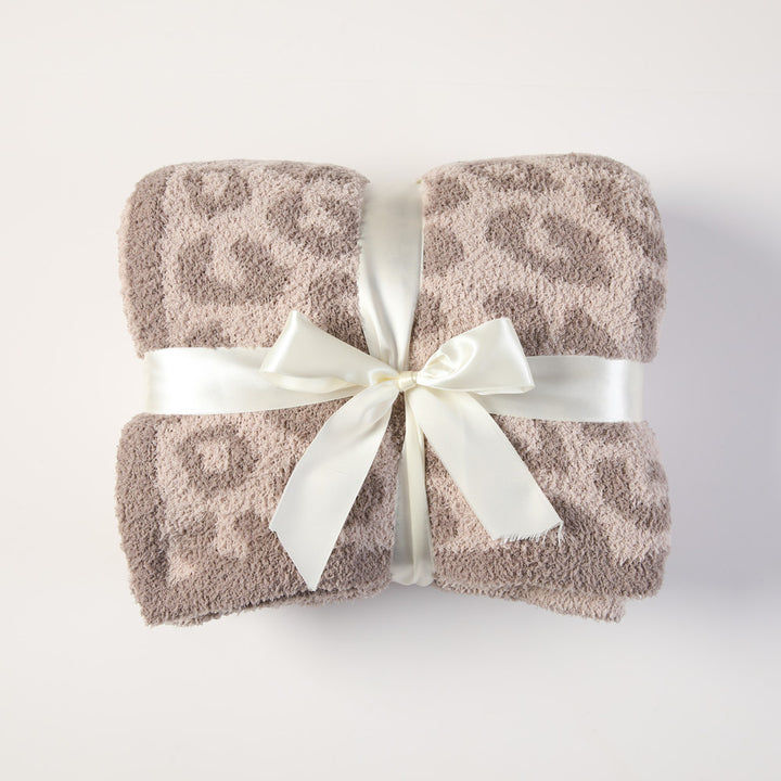 Luxury Leopard Print Throw Bowlift